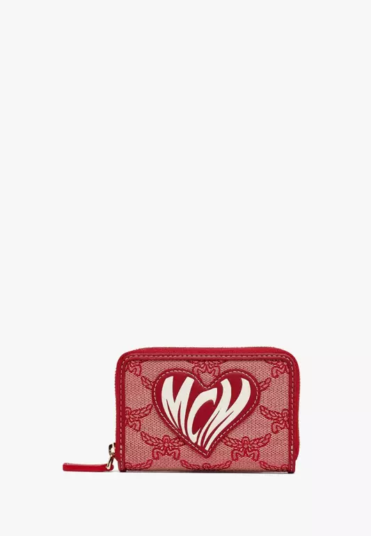 Zip-Around Wallet in Lauretos Jacquard