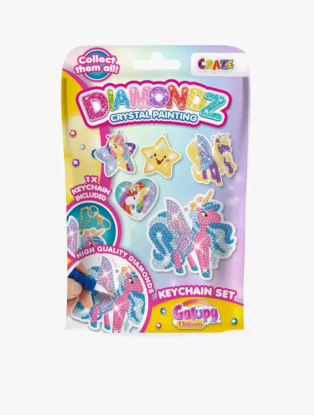 Diamondz Keychain Set Galupy Unicorn - DMZ56585