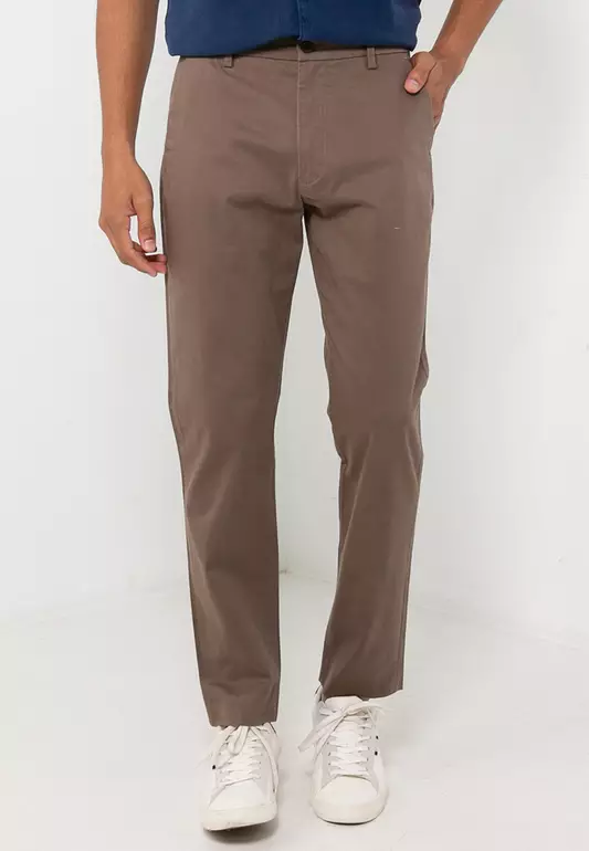 Premium Sateen Straight Chinos