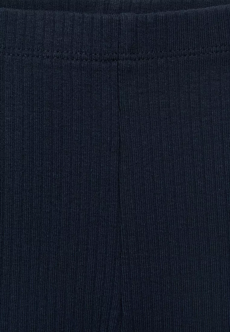 Cotton Ribbed Leggings