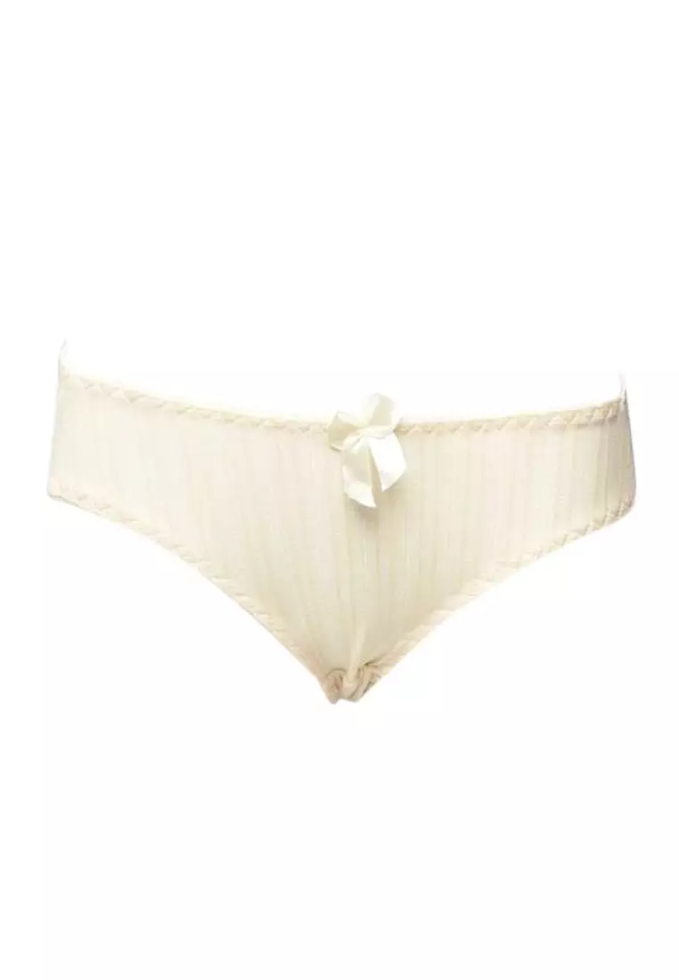 WIMIU Bra Set Pakaian Dalam Wanita Panty Celana Dalam Wanita 000517 Cream