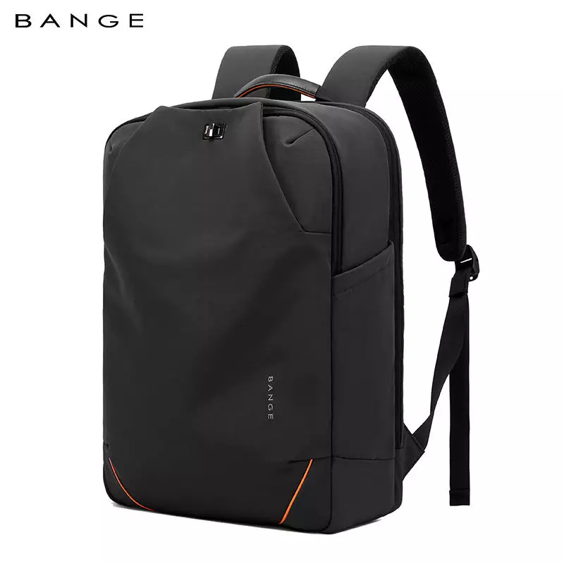 BANGE Tas Ransel pria Laptop Kerja Backpack Pria BG8099-Black