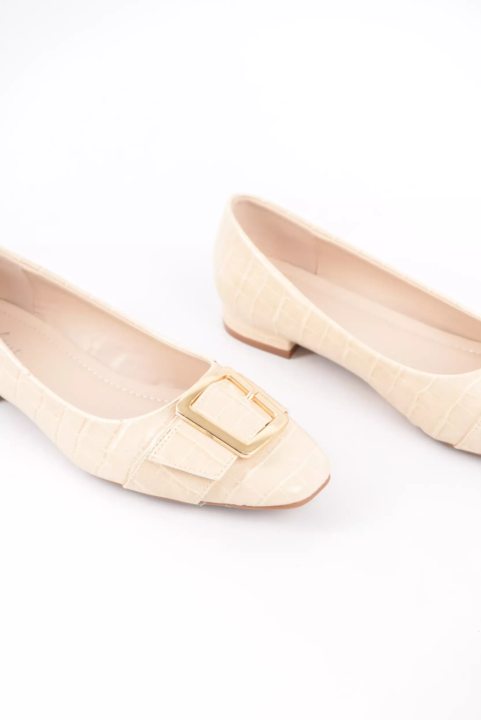 Blow BLJIHE 0011 Sella Croco Heels Sepatu Kerja Wanita 2.5 cm