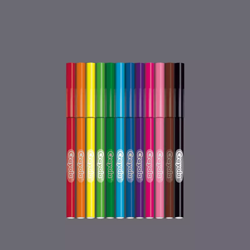 Crayola Set 12 Pcs Colors Wonder Markers 580084