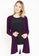 ROSARINI red and purple Mid Length Cardigan A4D1BAA883D8C4GS_1