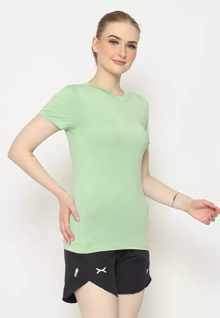FLEXZONE Sports Tee Women Multisport Series Milk Tea
