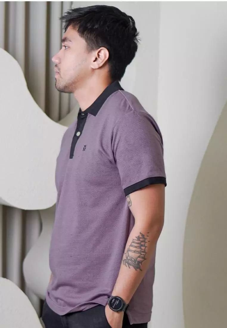 MATSUDA Kaos Polo Shirt Pria Kerah Nogata