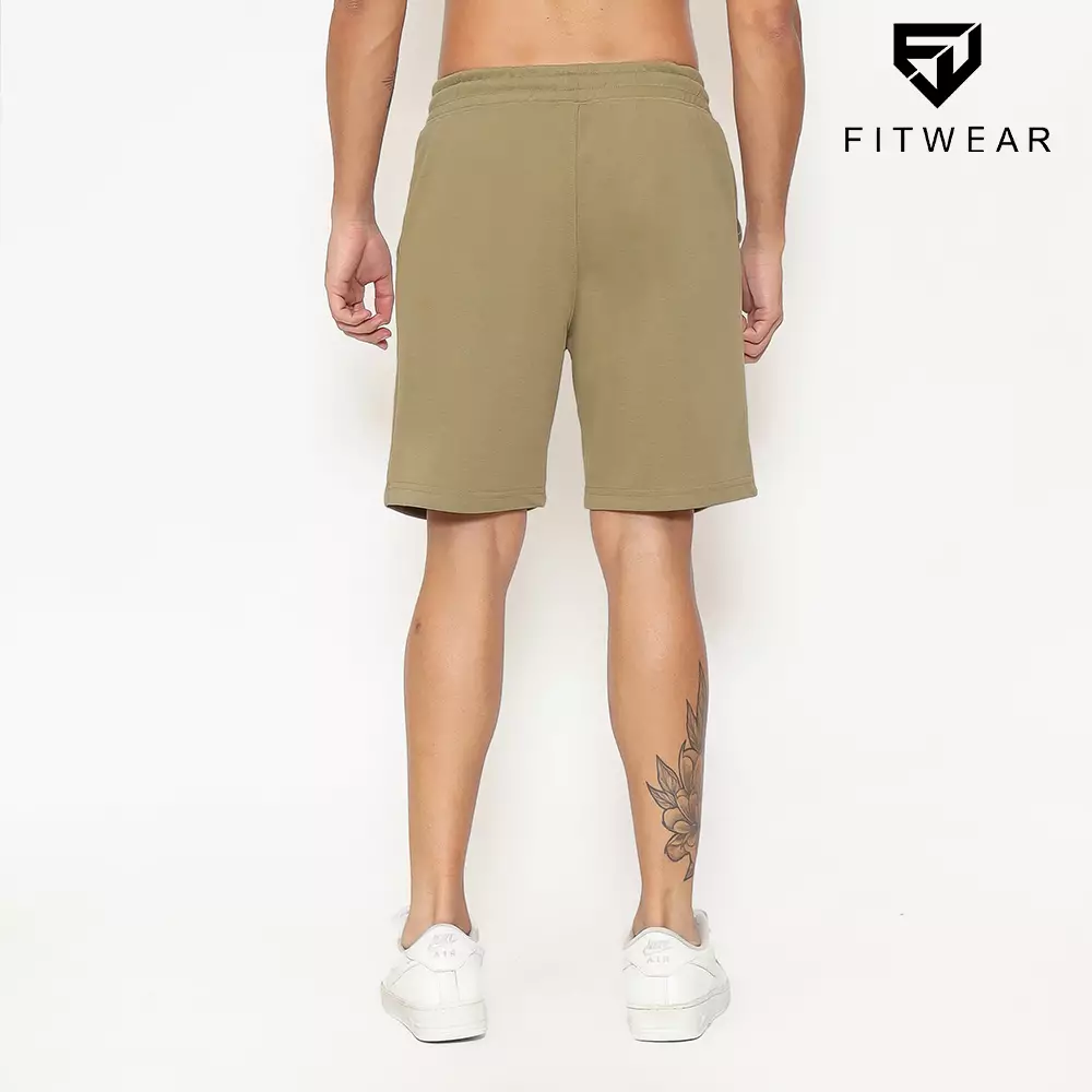 Fitwear - Celana Pendek Olahraga Pria JAYDEN BASIC SHORT - BRONZE BEIGE