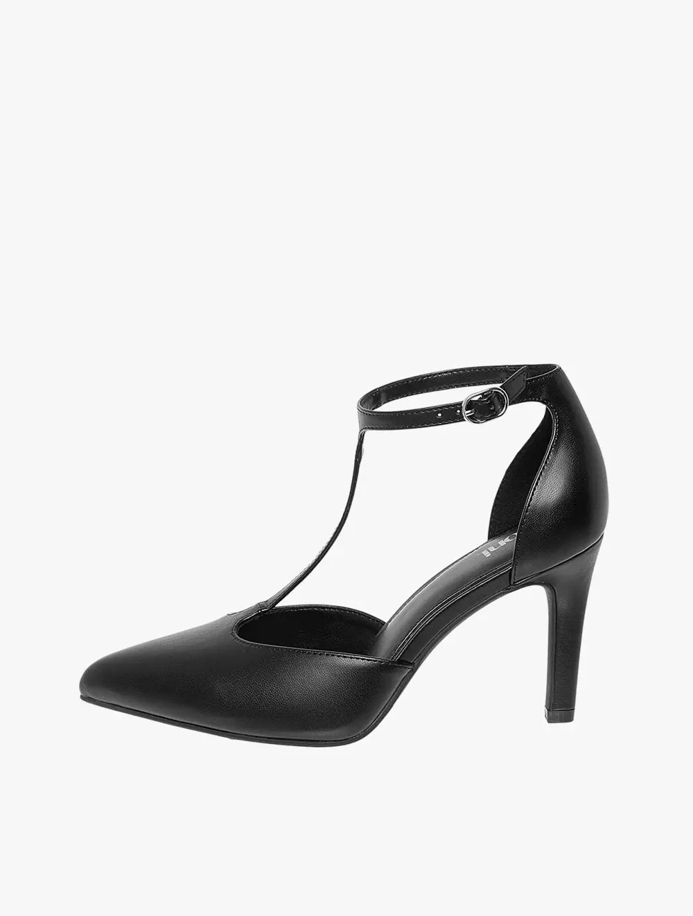 Payless Fioni Women Saxon T-Strap Pumps - Black_04