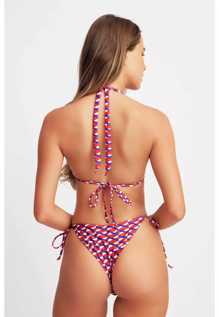 Mandy Halterneck Bikini Top / Lodge