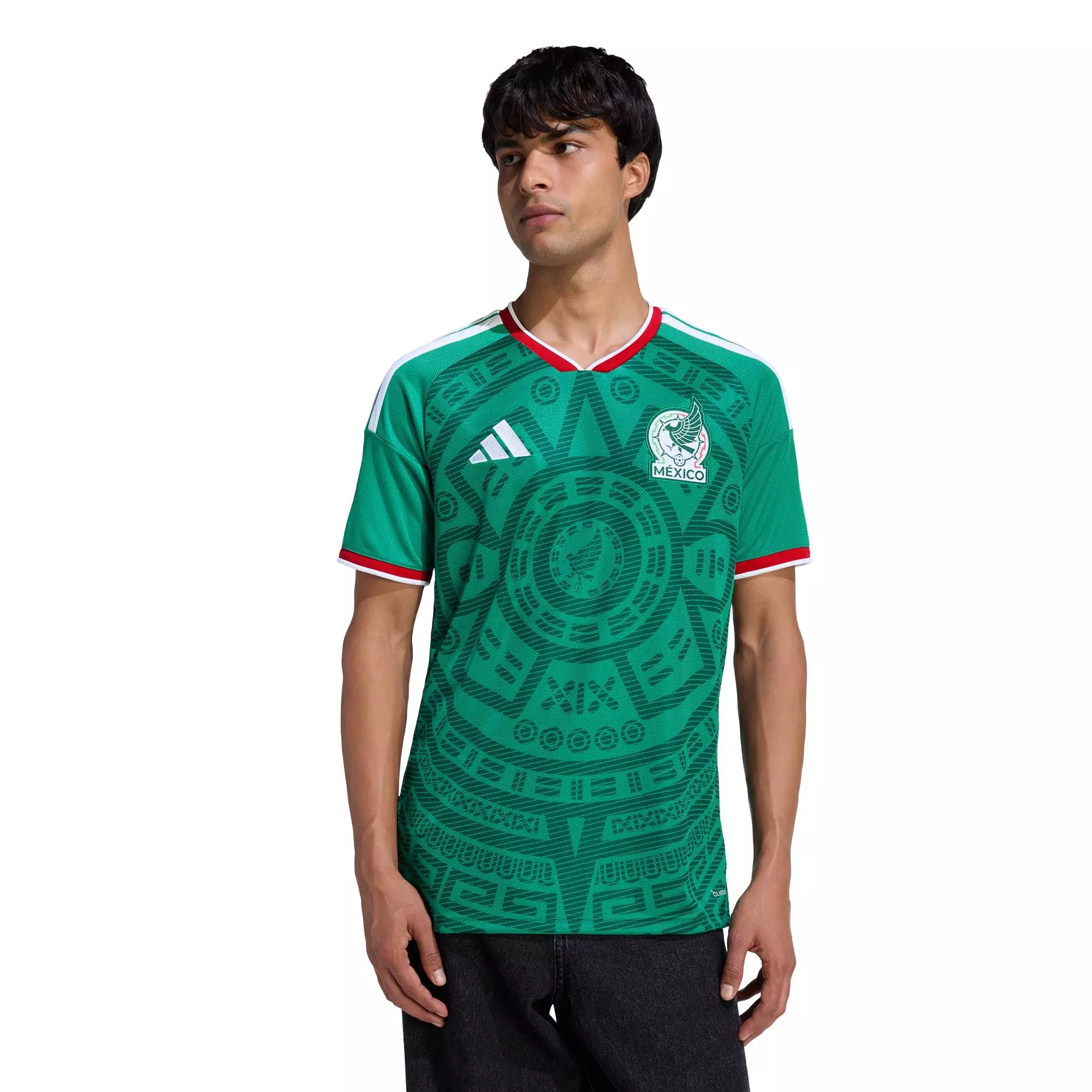 Football Mexico 26 Home Jersey Men Green JL8580