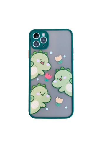 Kings Collection green Three Dinosaur Pattern iPhone 11 Case (MCL2311) 8F97CAC8CD1057GS_1