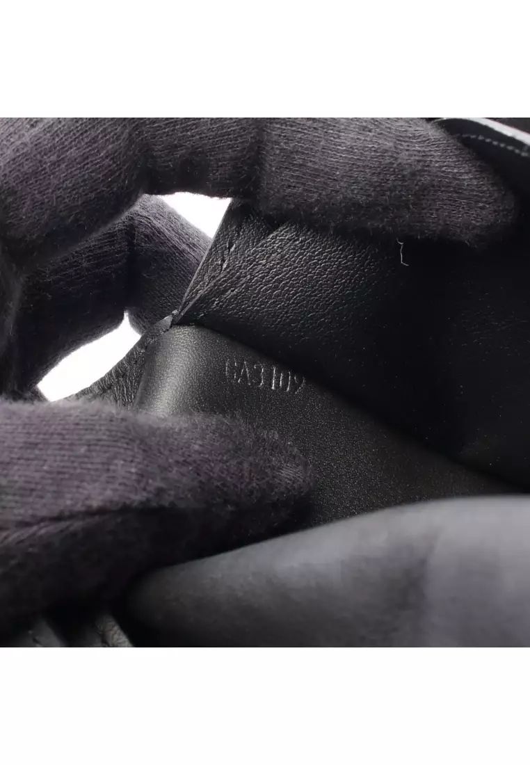 Pre-Loved Louis Vuitton Portefeuil Brother Damier Infini Bi-fold Long Wallet leather black