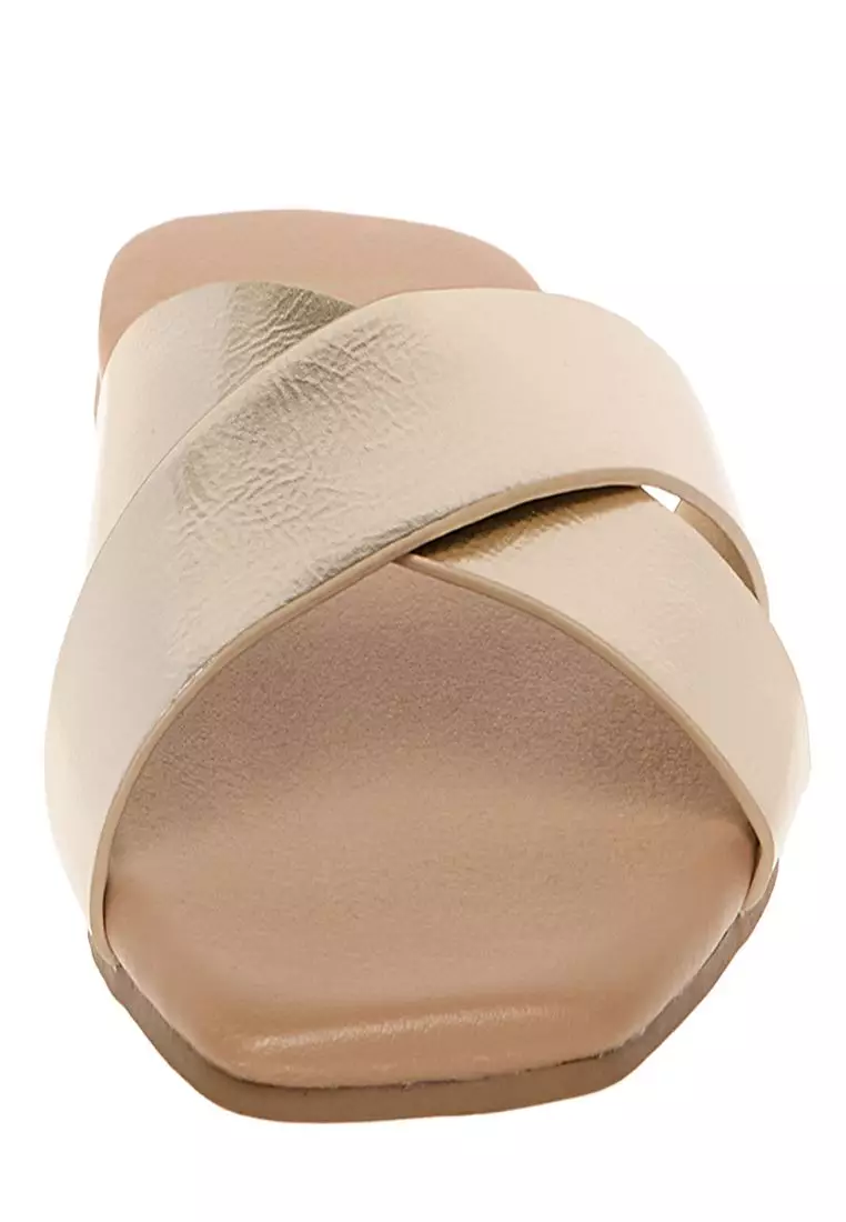 Women's PU Bobbie Xband Slide Sandal