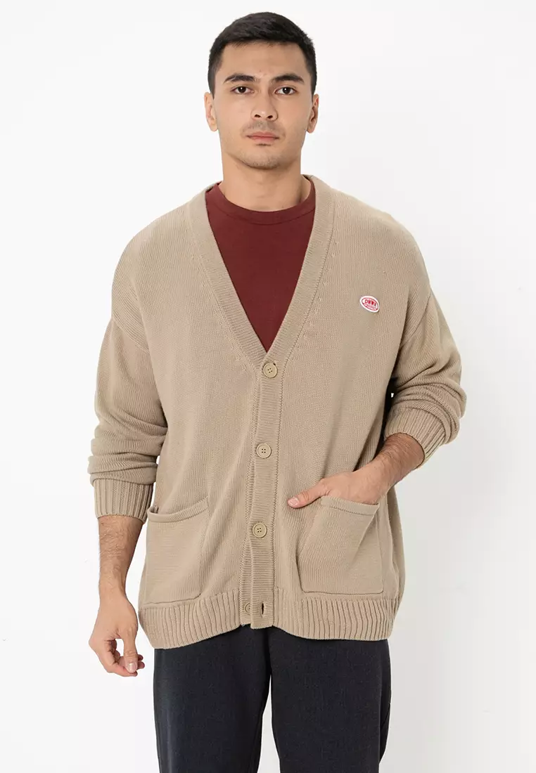 Knit Jacket Cardigan Herren Zara Zara Man Navy Blue Cable Knit