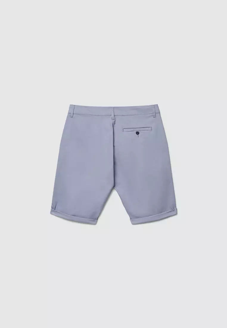 Men's Chino Shorts With Cuffs