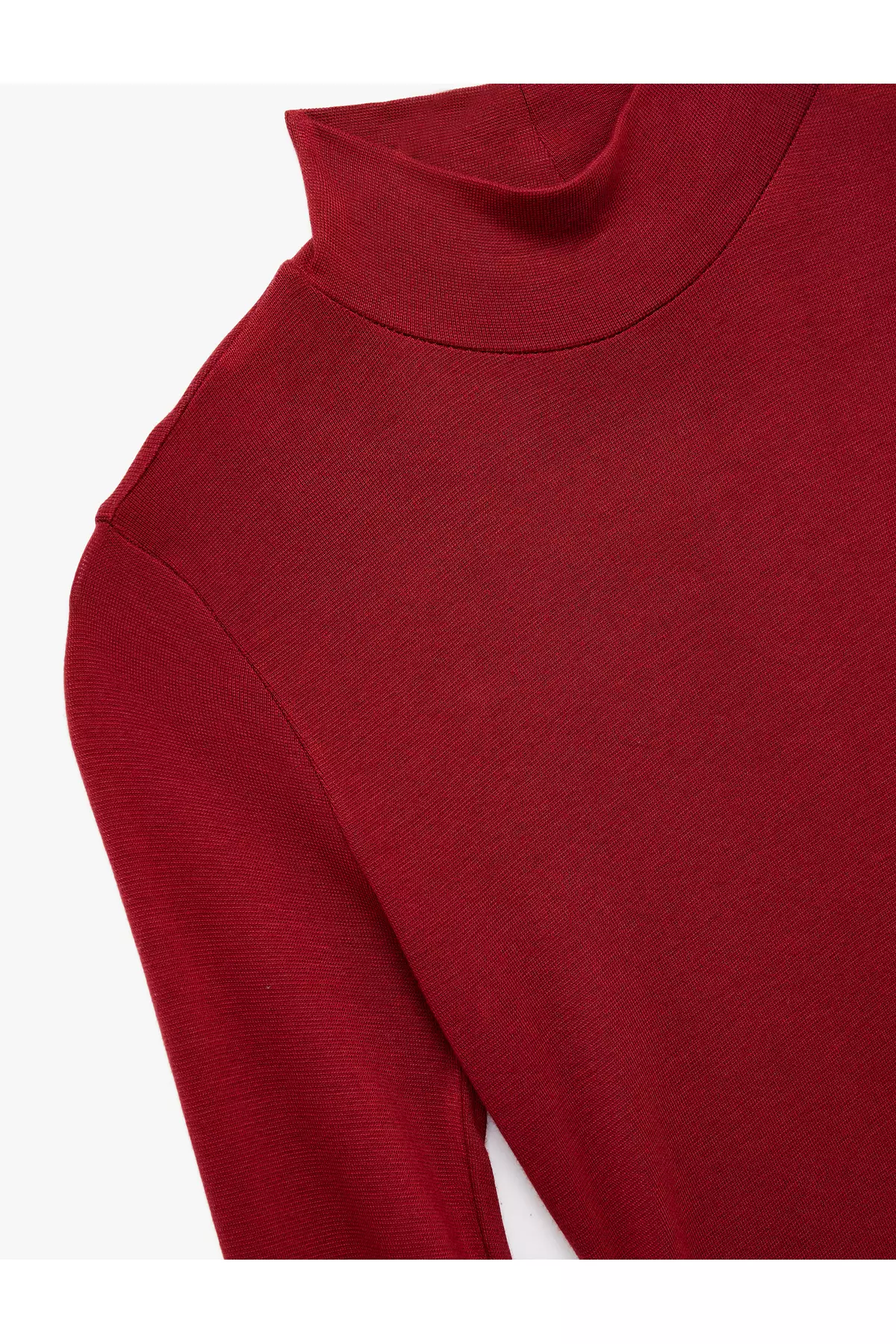 Viscose Fabric Slim Fit Long Sleeve Stand Collar Bodysuit