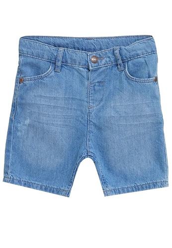 LC WAIKIKI blue Basic Cotton Baby Boy Jean Shorts 869F1KA9CC89BCGS_1