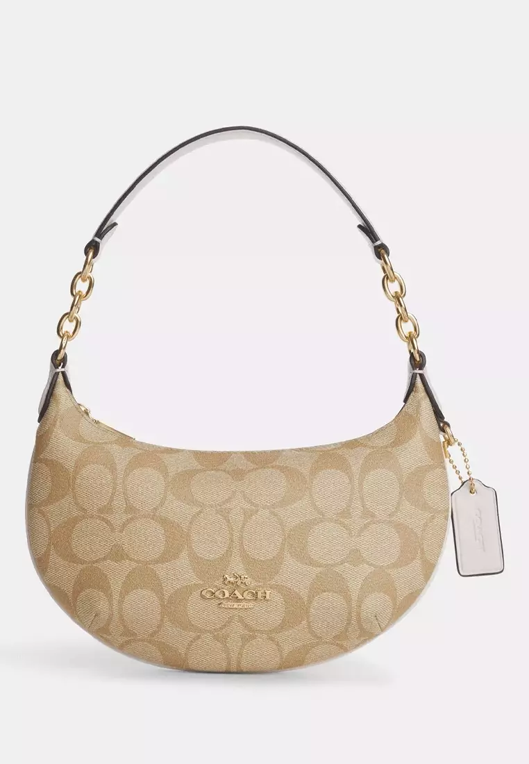 Coach small skylar best sale hobo in signature canvas