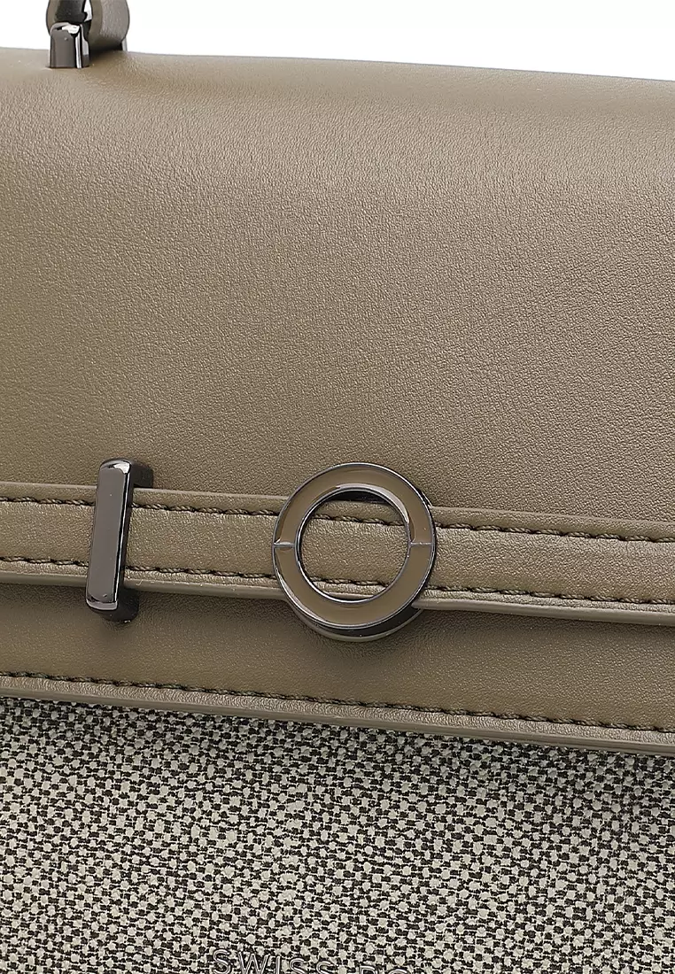 Women's Top Handle Bag / Sling Bag / Crossbody Bag / Shoulder Bag (Tas Tangan Wanita / Tas Selempang Wanita / Tas Bahu Wanita) - Hijau