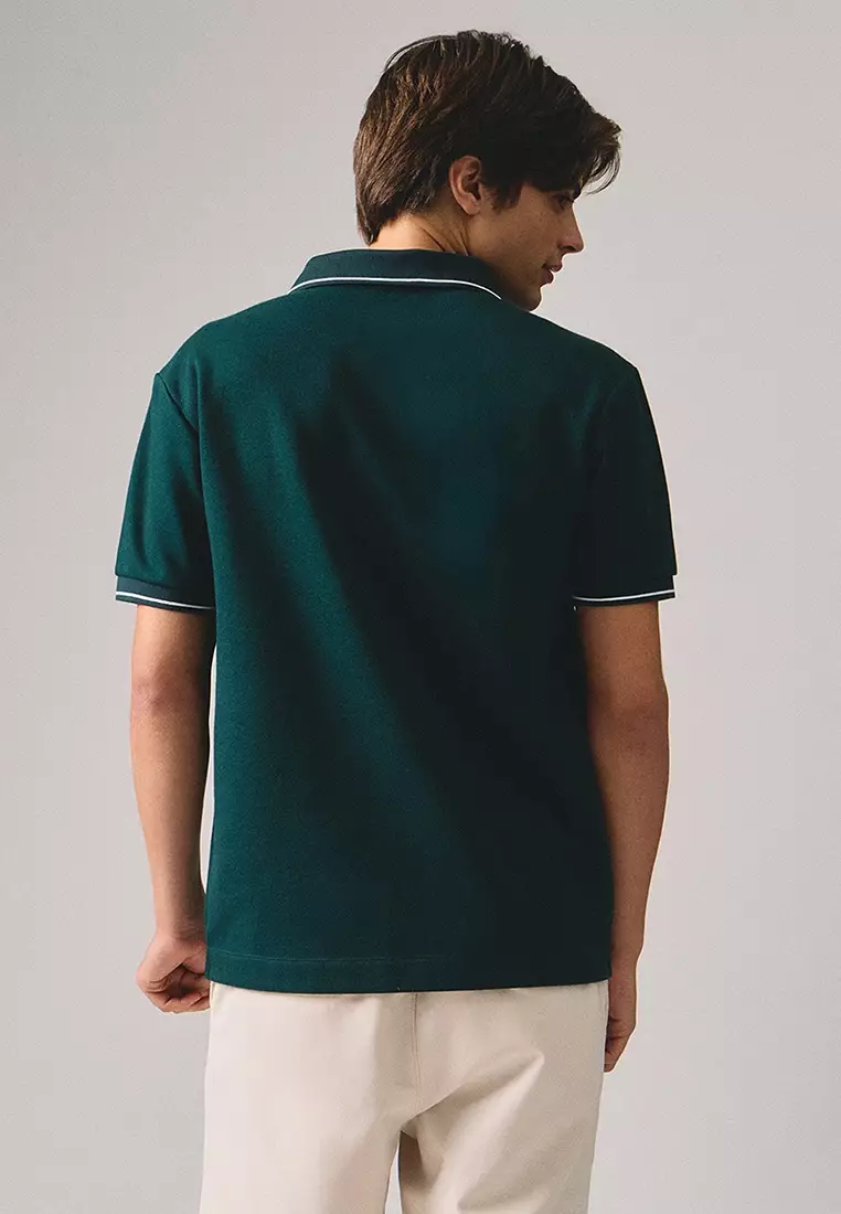Premium Regular Fit Polo Shirt With Contrast Tipping