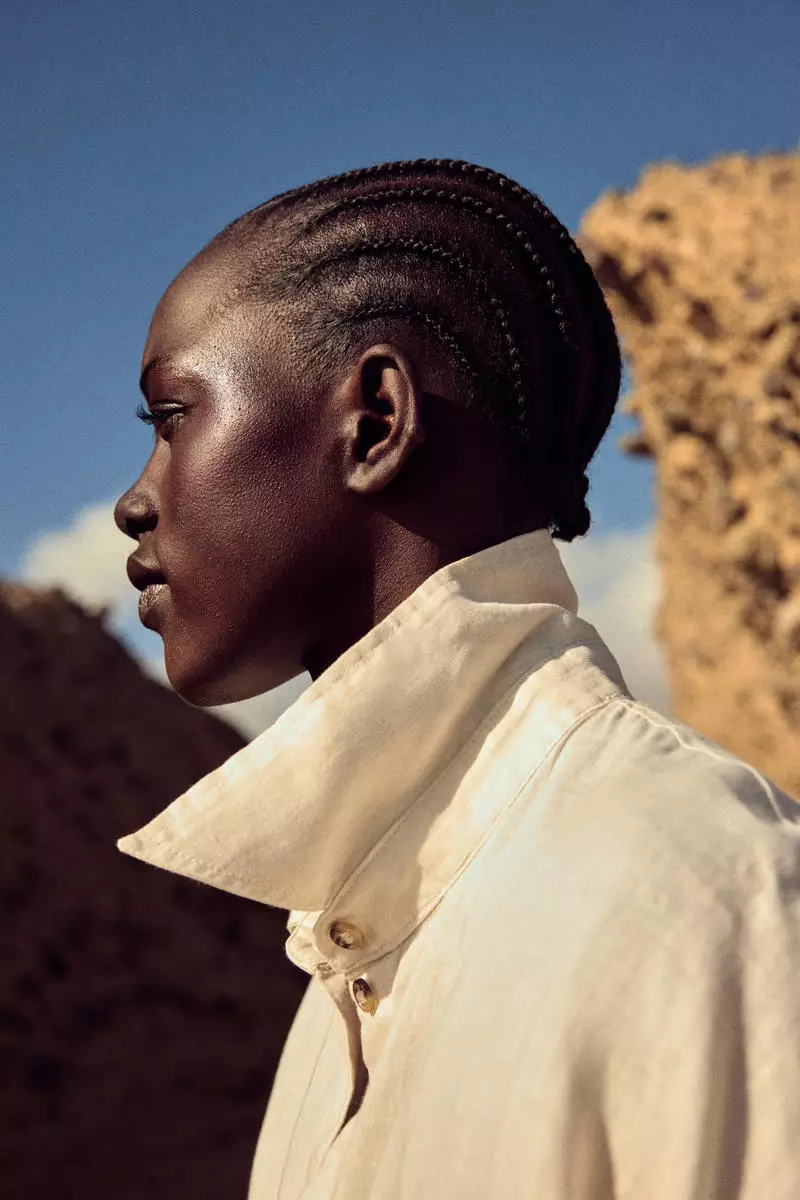 Oversized linen shirt