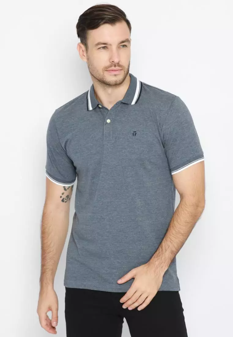 MATSUDA Kaos Polo Shirt Pria Kerah Aioi