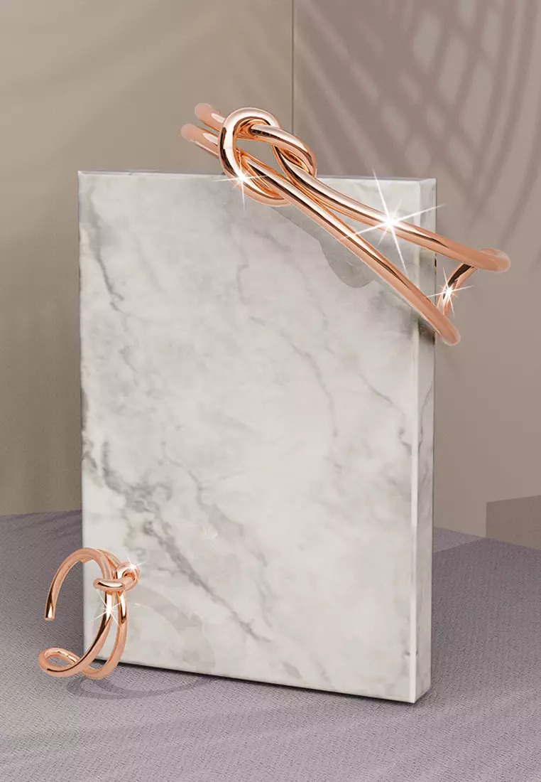 Forever Knot Rose Gold Ring