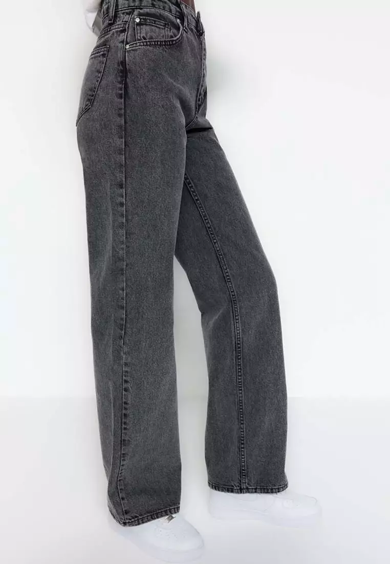 High Waist Wide Leg Jeans