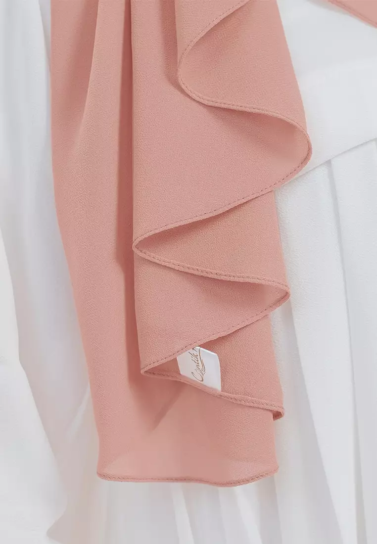 HIJAB INSTAN LUBNA - PEACH