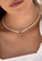 Aquae Jewels yellow Necklace Empress Pearls on 18K Gold, Diamonds & Precious Stones - Emerald - Sapphire - Ruby - Onyx - Yellow Gold,Onyx,White Pearl 48EF7AC2D80276GS_5