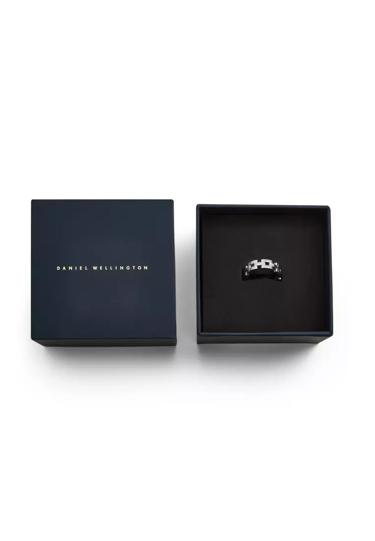 3-Link Ring Silver - Unisex Ring for women and men stainless steel Ring DW Official Authentic Original Cincin perempuan lelaki DW