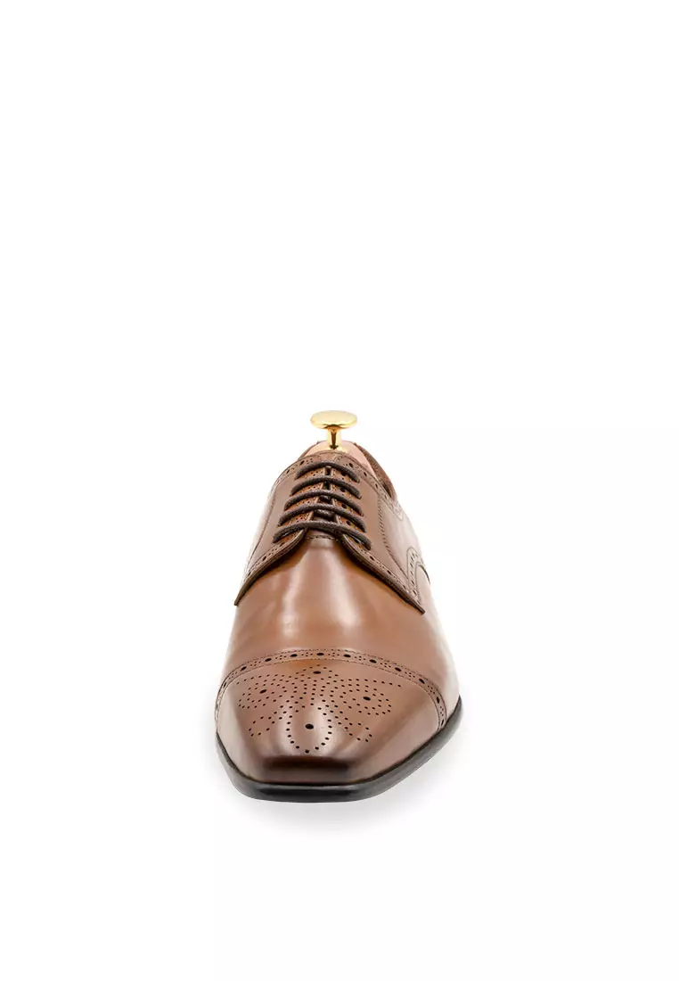 Olivos 獎章栗色德比鞋