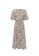 French Connection beige Eva Verona Crepe Midi Dress A41ECAA85494EAGS_5
