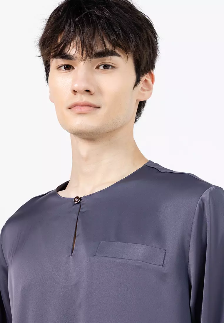 JASPAR Signature Teluk Belanga Kurta Top