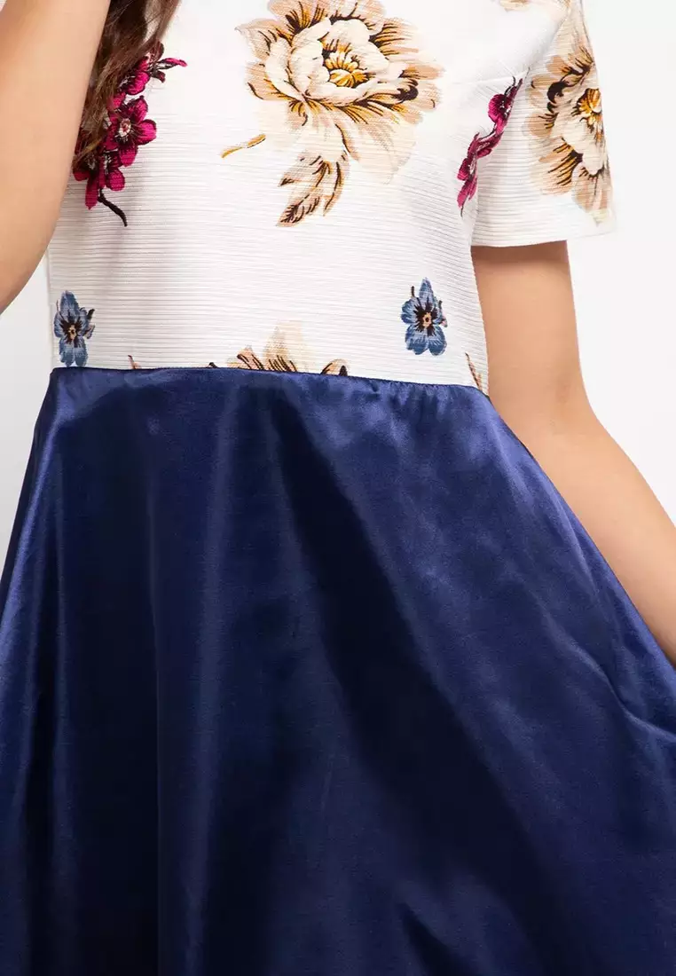 Chanira Sacha Dress-Navy Multi