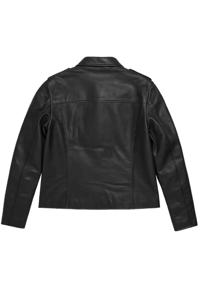 Real Leather Jacket Black- Lamb skin Jacket- Jacket for Men- Oxhide 952