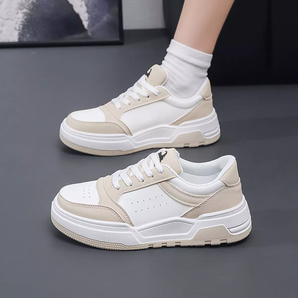 Sepatu Modis Wanita Casual Bertali Sneakers Cewek Fashion QN2519