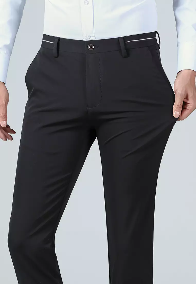 Elastic Slim Fit Pants WL19-030H
