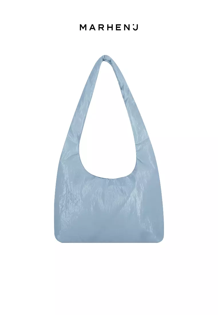 DEW Nylon Shoulder Bag Sky Blue