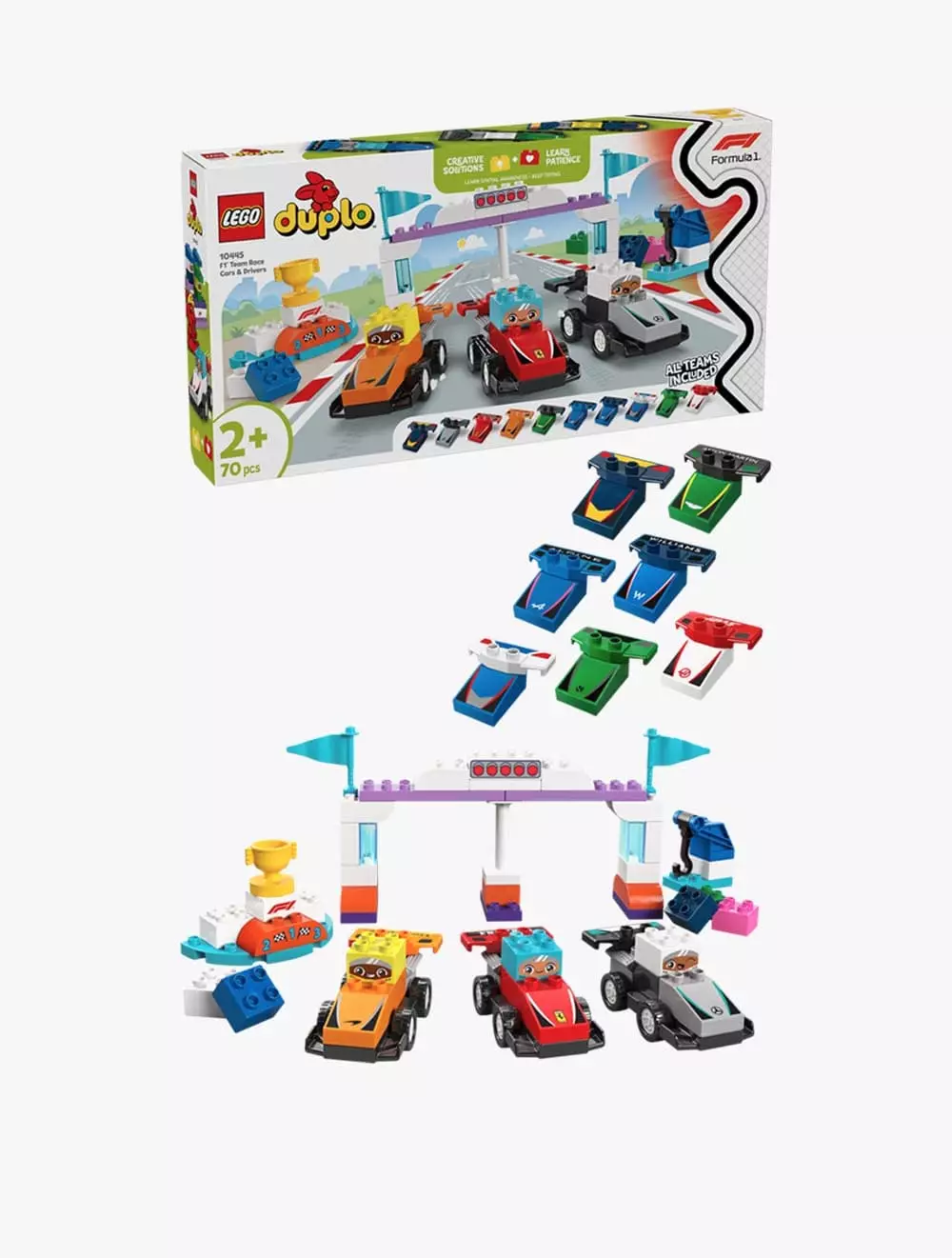LEGO® DUPLO F1® Team Race Cars & Drivers - 10445