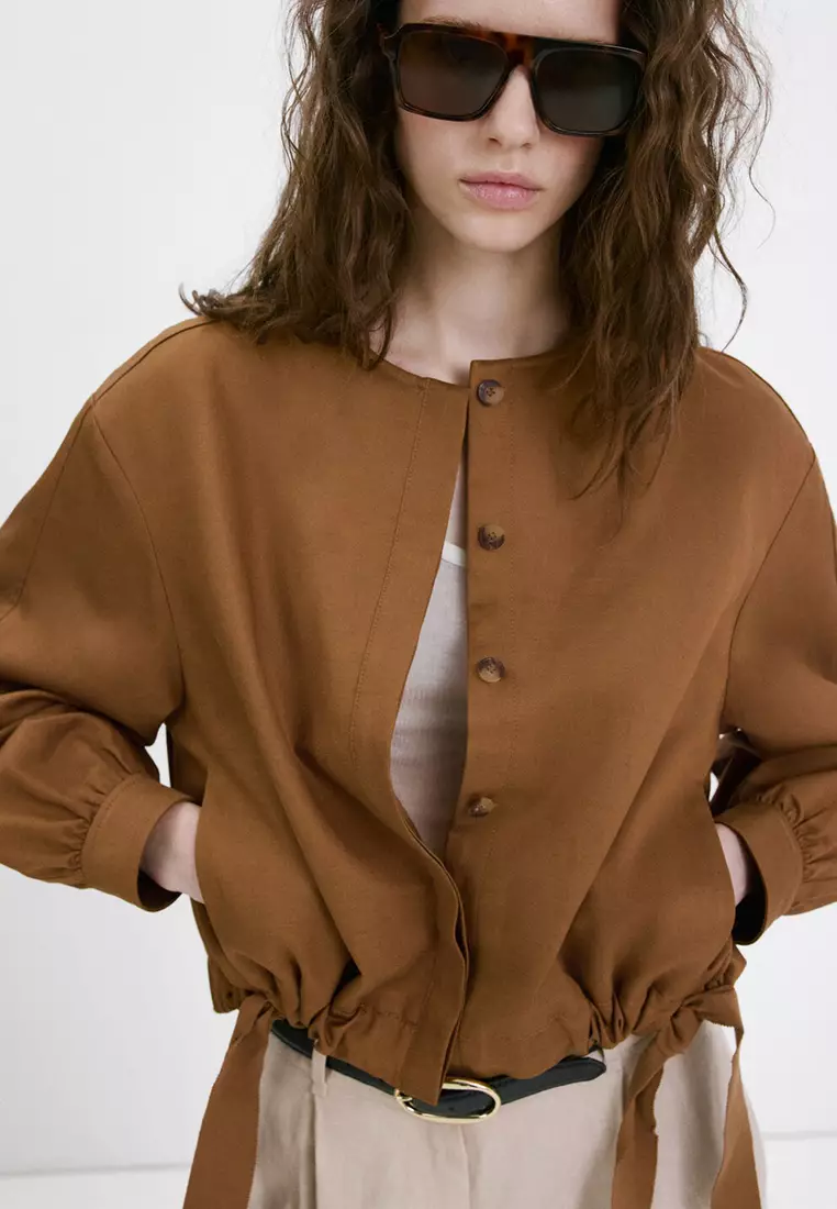 Lyocell Jacket With Elastics