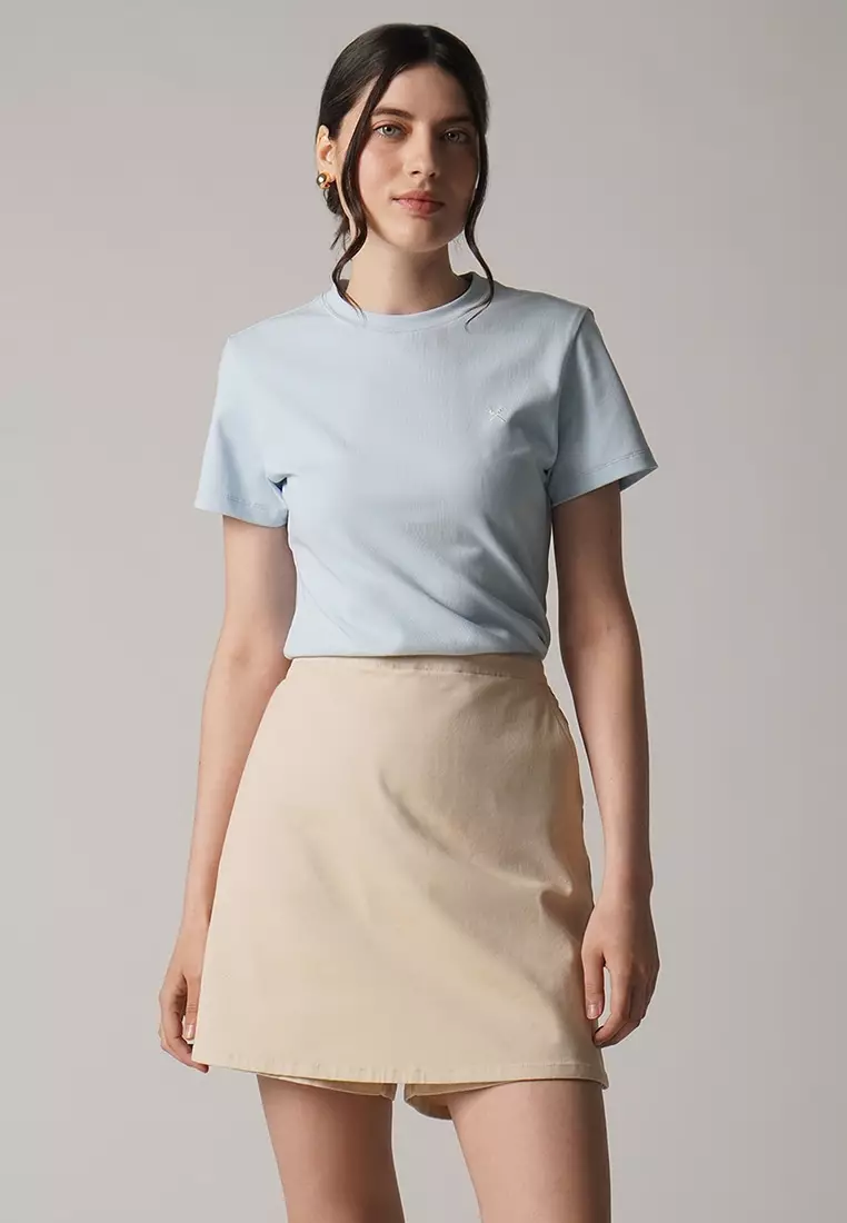 Soft Rib Crew Neck T-Shirt