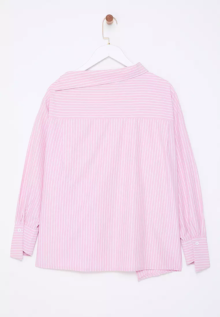 Stripe Asymmetrical Shirt