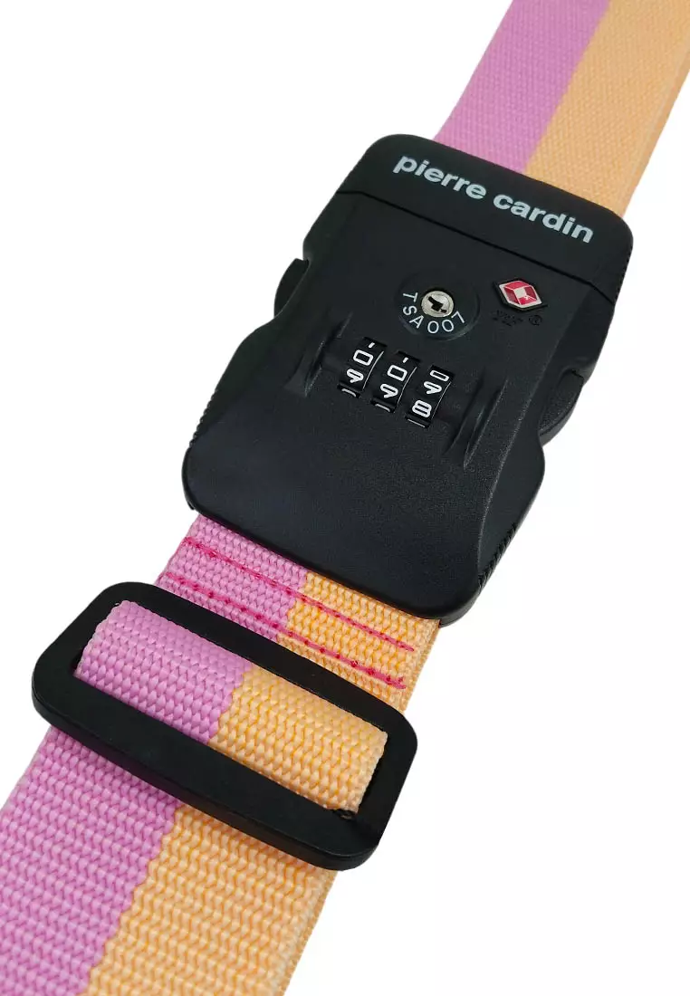 Pierre Cardin Strap Koper Travel Strap to Secure Luggage Tali Pengaman Sabuk Koper TSA