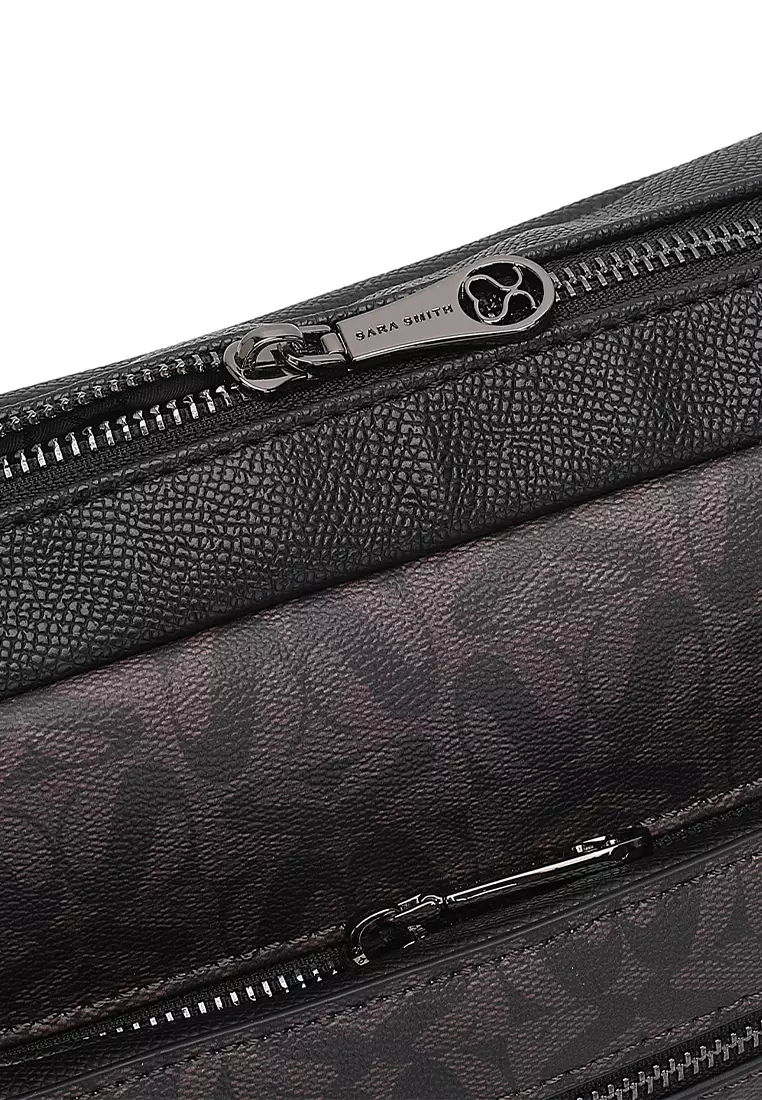 Men's Sling Bag / Crossbody Bag (Tas Selempang Pria) - Cokelat