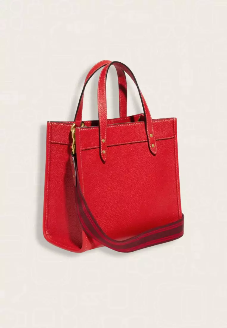 Coach Red Legacy Ergo Leather Tote