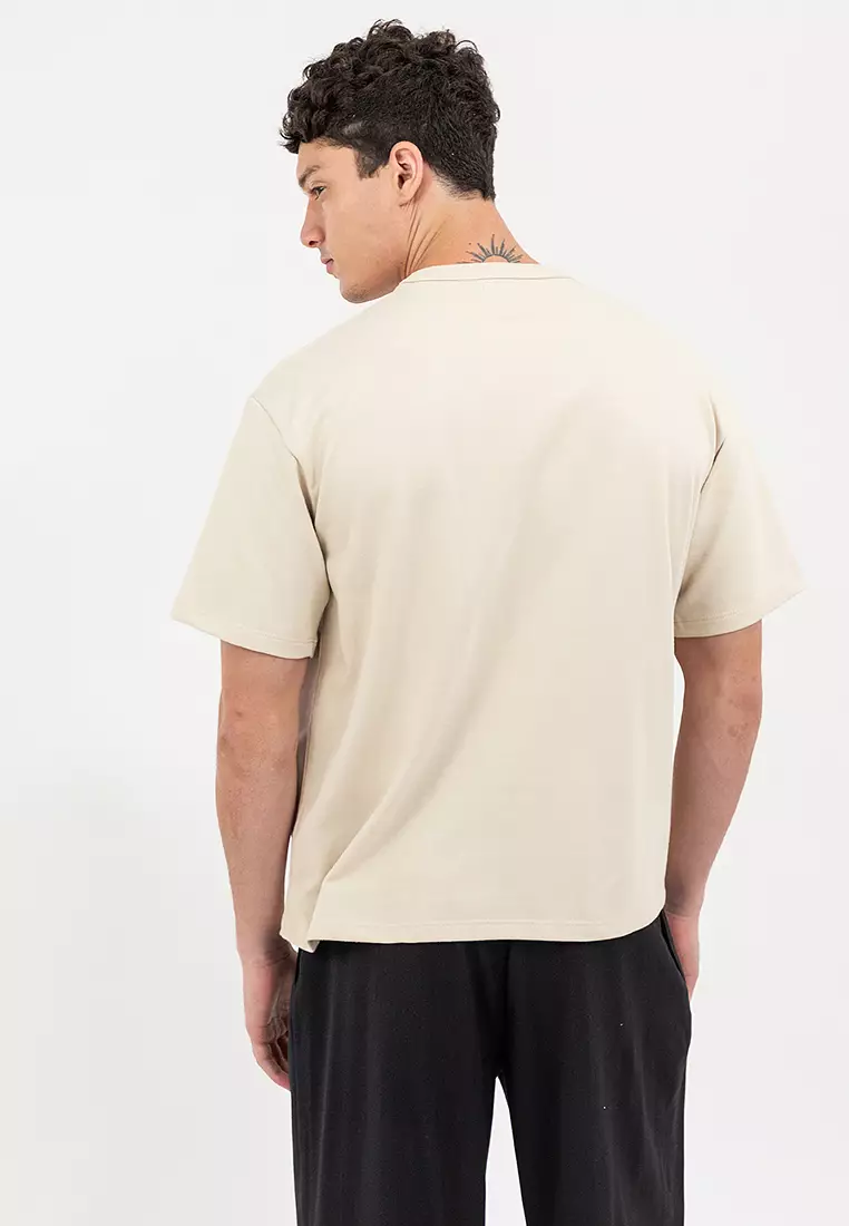 Men's MFG Terry Tee Beige