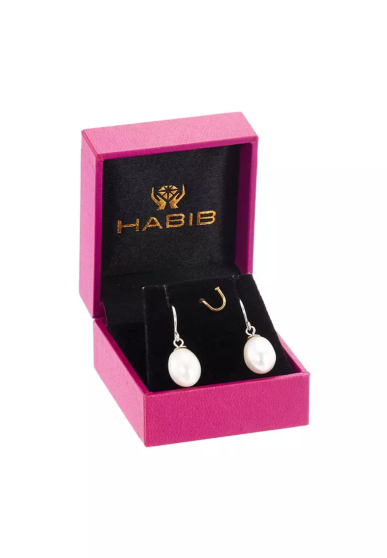 HABIB Freshwater Pearl Earrings in 925 Silver BE61564(D)