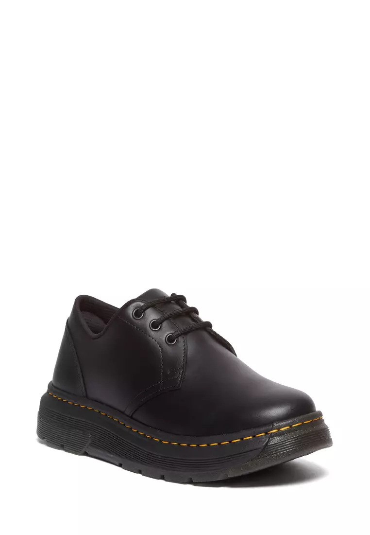 Buy Dr. Martens CREWSON LO BLACK LEATHER SHOES 2024 Online | ZALORA ...